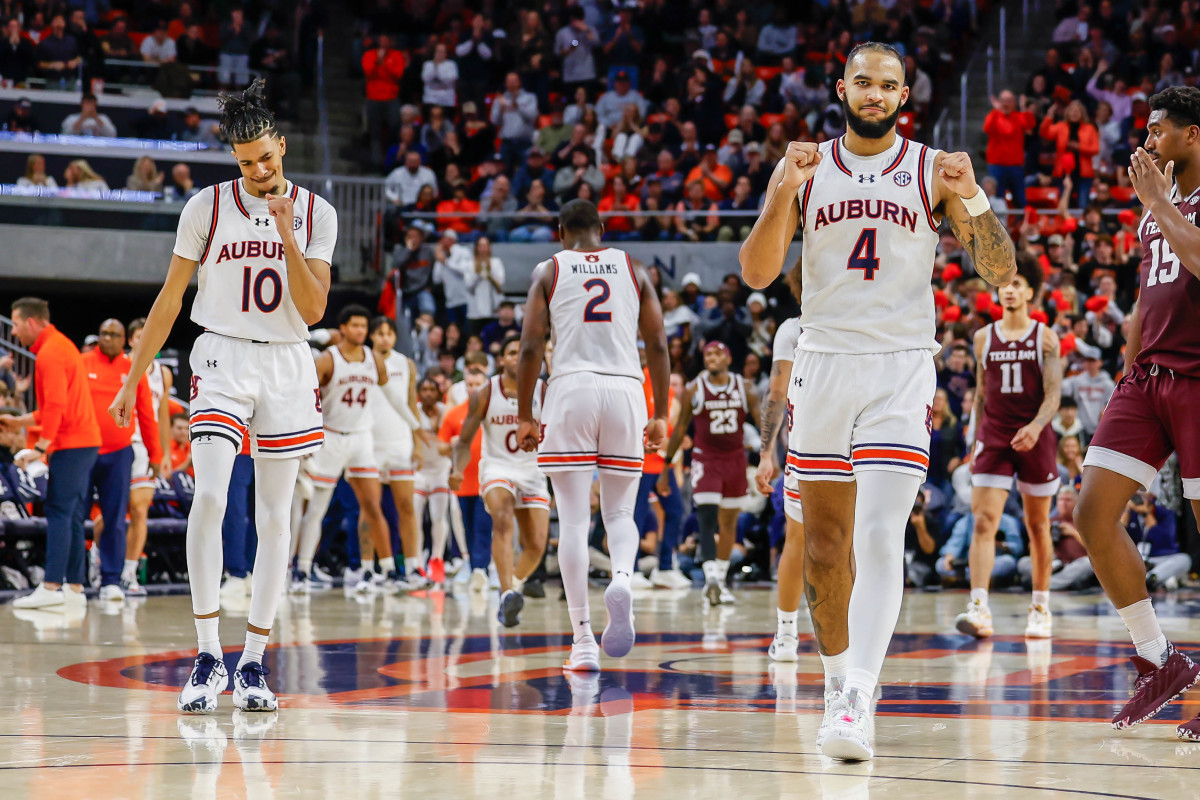 Johni Broome, Jaylin Williams and Chad Baker-Mazara | Eric Starling/Auburn Daily